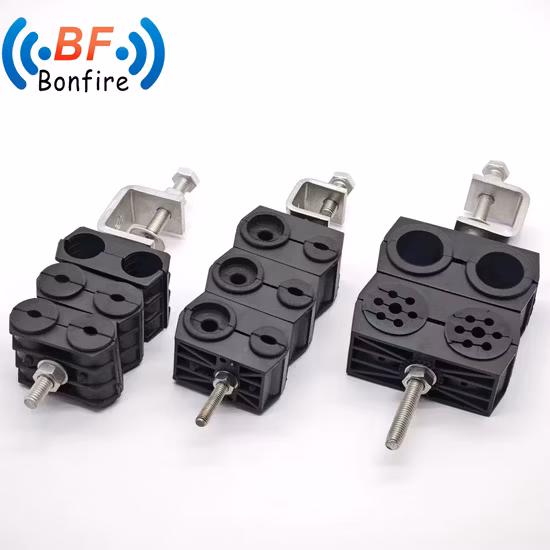 Pince d'alimentation en fibre et alimentation électrique à 3 voies, résistante aux UV et à la corrosion