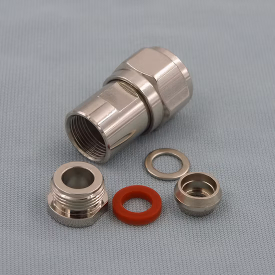 Connecteur à pince mâle coaxial RF de type N pour câble LMR300