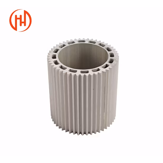 Dissipateur thermique rond en aluminium dans des profilés en aluminium, dissipateur thermique en aluminium anodisé dans le dissipateur thermique, radiateur dissipateur thermique en aluminium